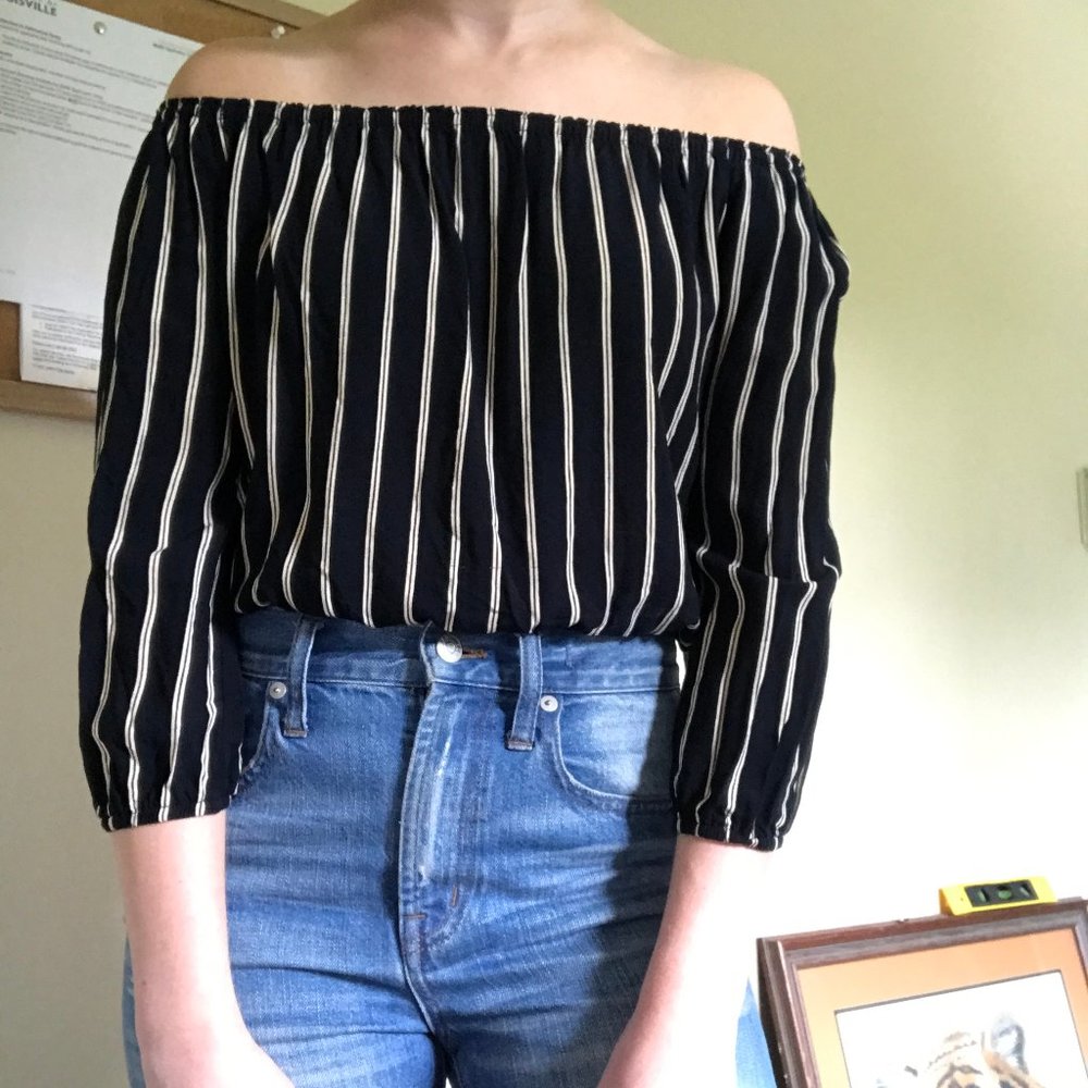 Brandy Melville striped blouse